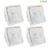 LED Parking Garage Canopy Light - 30W/40W/55W Selectable – 150W MH Equivalent-3000K/4000K/5000K-0-10V Dimmable-Surface/Pendant Mount
