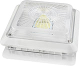 LED Parking Garage Canopy Light - 30W/40W/55W Selectable – 150W MH Equivalent-3000K/4000K/5000K-0-10V Dimmable-Surface/Pendant Mount