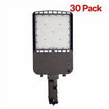 300W LED Shoebox Parking Lot Light - Type III Distribution - 42000LM -  5700K - 1-10V Dimmable - Commercial Area Lighting