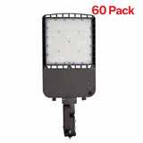 300W LED Shoebox Parking Lot Light - Type III Distribution - 42000LM -  5700K - 1-10V Dimmable - Commercial Area Lighting