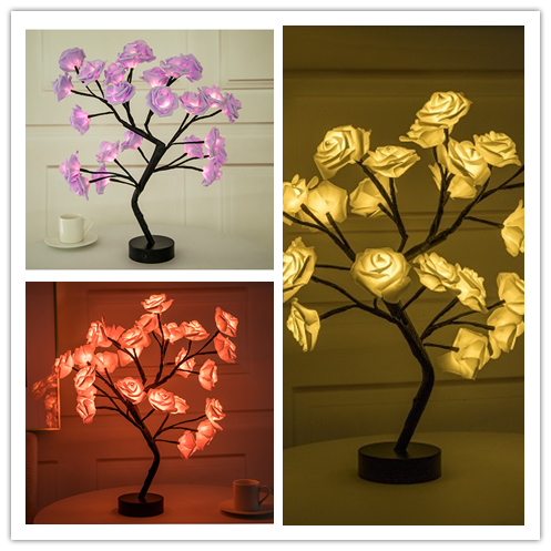 Rose Flower Tree LED Lamp - LEDLIGHTING WHOLESALE