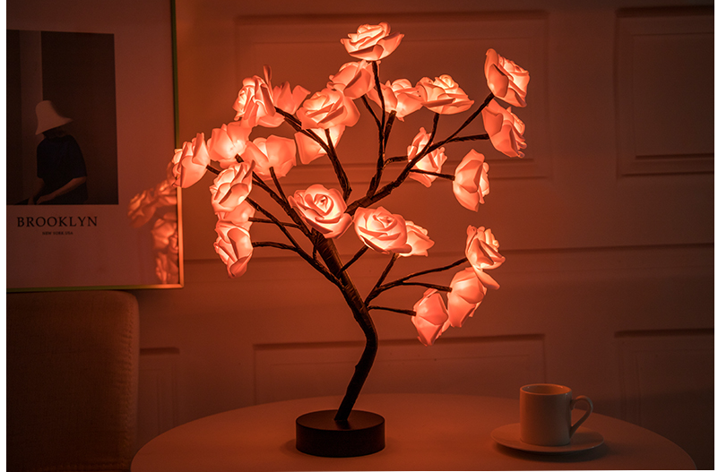 Rose Flower Tree LED Lamp - LEDLIGHTING WHOLESALE