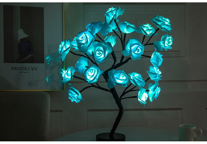 Rose Flower Tree LED Lamp - LEDLIGHTING WHOLESALE