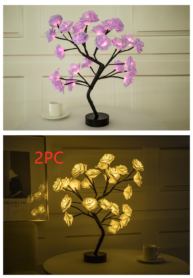 Rose Flower Tree LED Lamp - LEDLIGHTING WHOLESALE