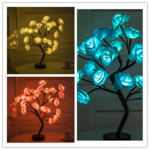 Rose Flower Tree LED Lamp - LEDLIGHTING WHOLESALE