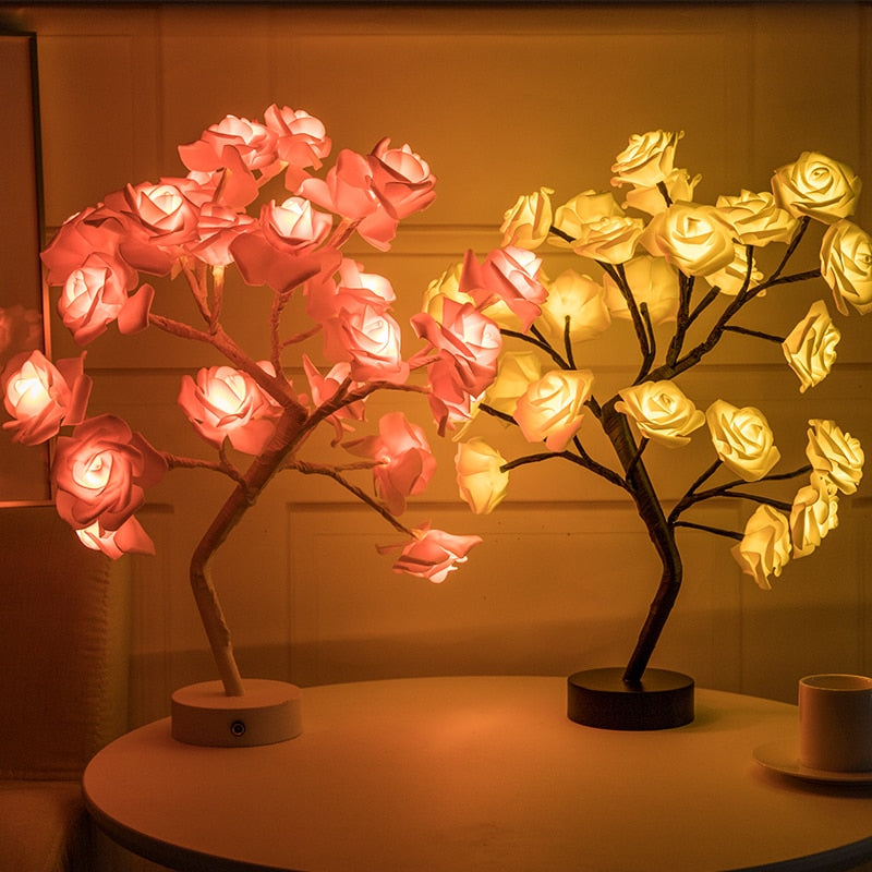 Rose Flower Tree LED Lamp - LEDLIGHTING WHOLESALE