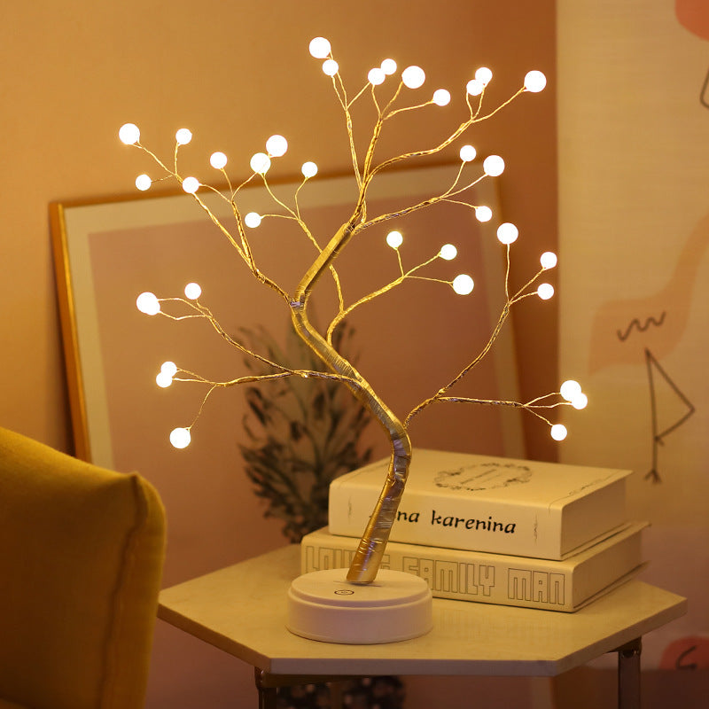 Tree Light Touch Switch Pearl Star Night Light - LEDLIGHTING WHOLESALE