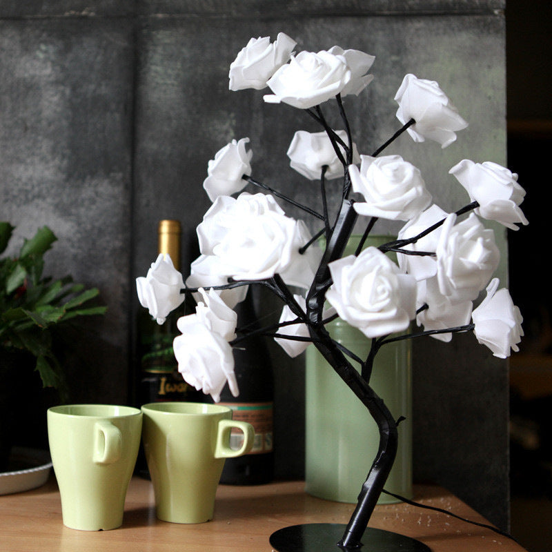 Rose Flower Tree LED Lamp - LEDLIGHTING WHOLESALE