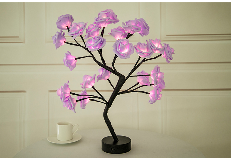 Rose Flower Tree LED Lamp - LEDLIGHTING WHOLESALE