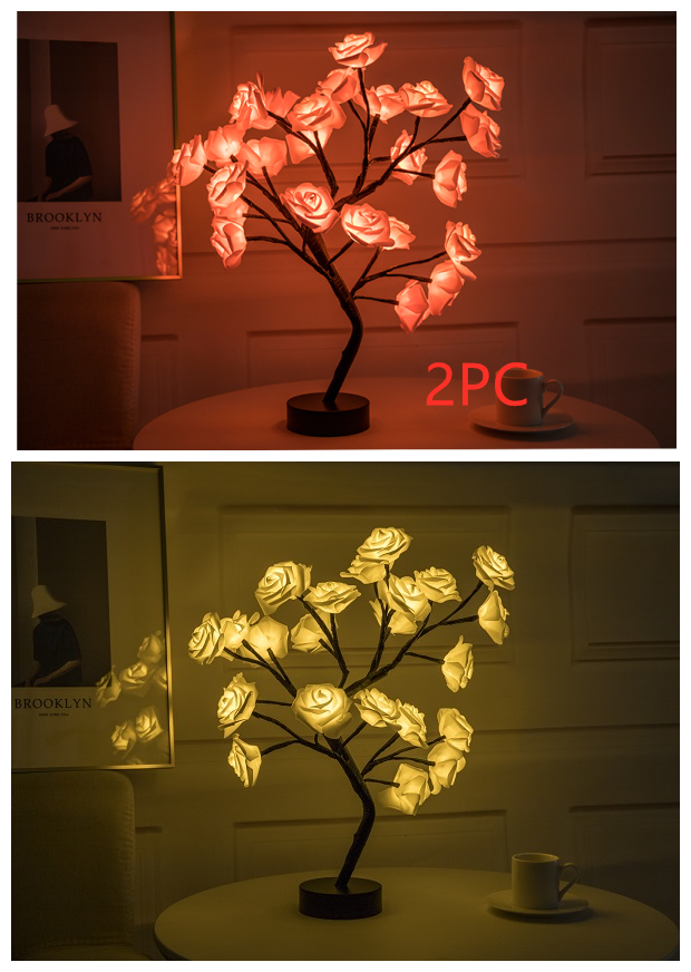 Rose Flower Tree LED Lamp - LEDLIGHTING WHOLESALE