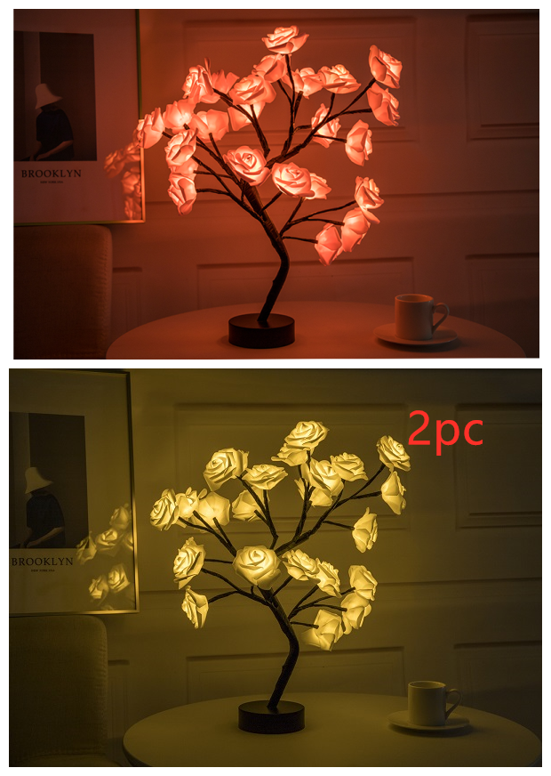 Rose Flower Tree LED Lamp - LEDLIGHTING WHOLESALE