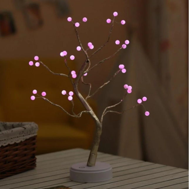 Tree Light Touch Switch Pearl Star Night Light - LEDLIGHTING WHOLESALE