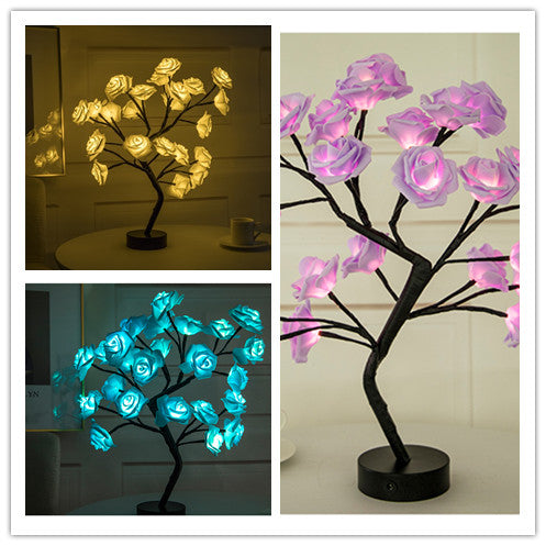 Rose Flower Tree LED Lamp - LEDLIGHTING WHOLESALE