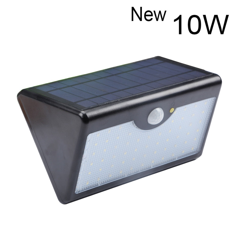 Upgraded 60LED Solar Power Wall Light Solar PIR Motion Sensor Solar Lamps Outdoor Waterproof solar garden Security lighting - LEDLIGHTING WHOLESALE