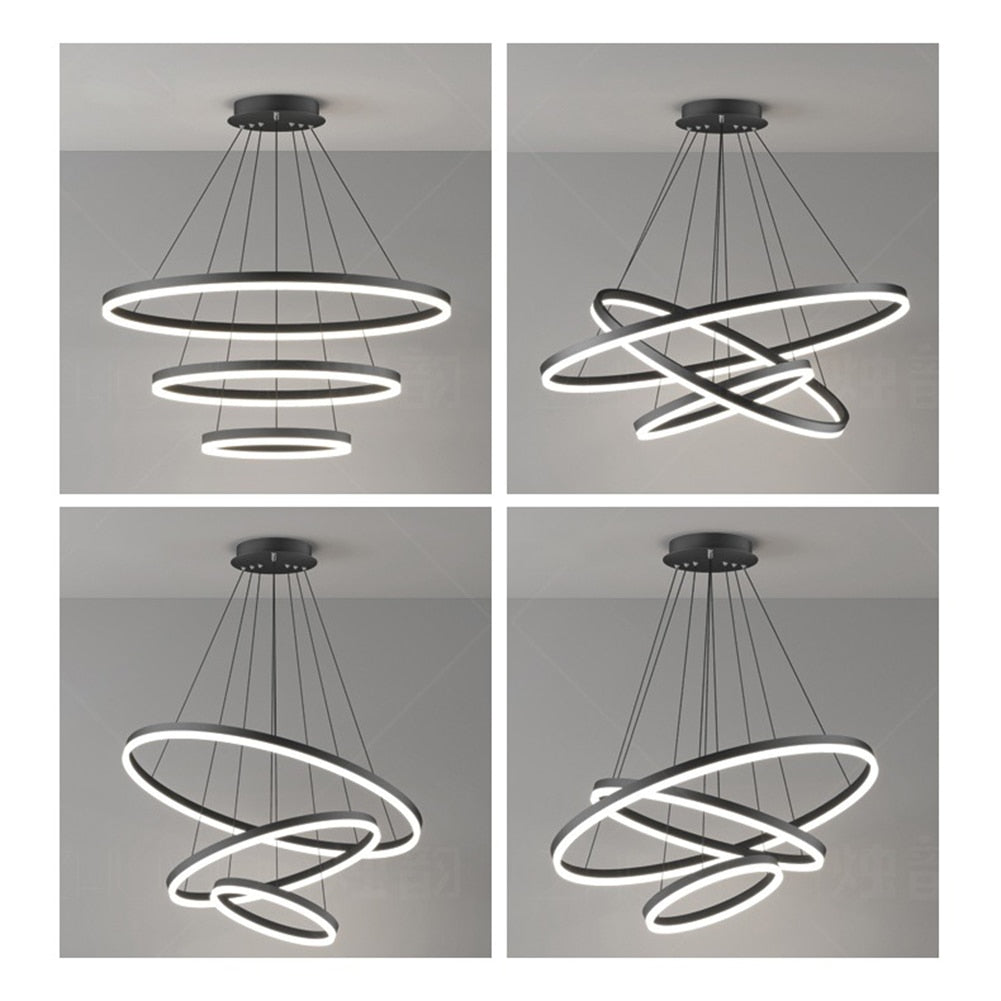 Simple Modern Ceiling Chandelier Adjustable Indoor Lighting High Brightness - LEDLIGHTING WHOLESALE