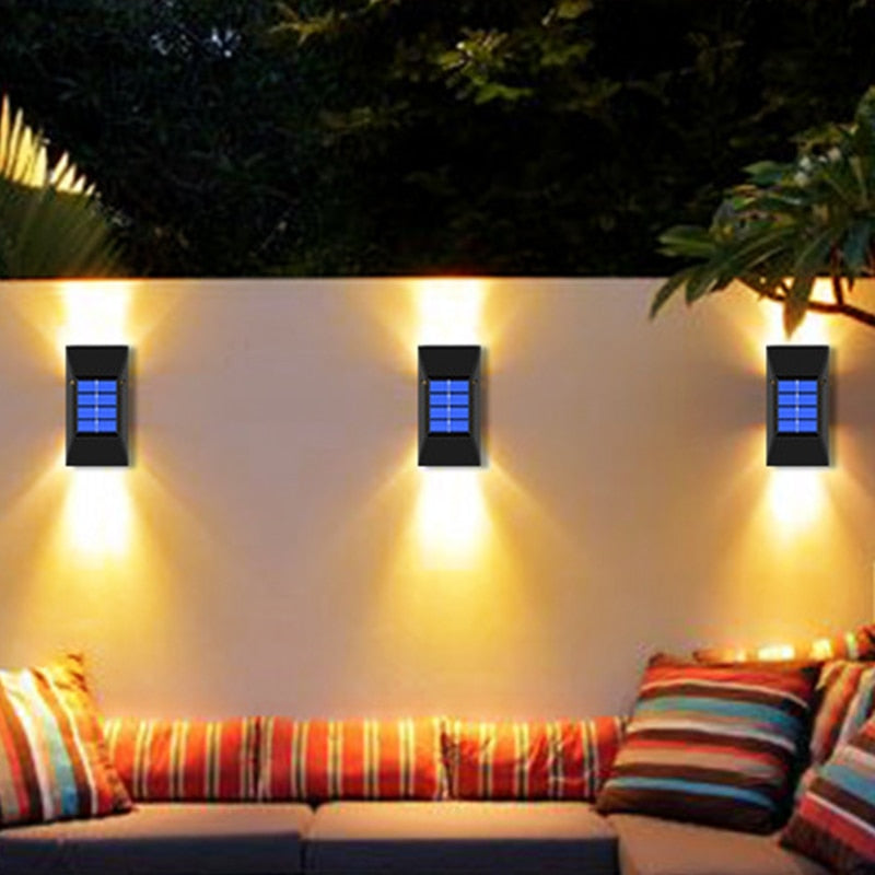 Solar LED Light For Garden Decor -Sconces Wall Lamps - LEDLIGHTING WHOLESALE