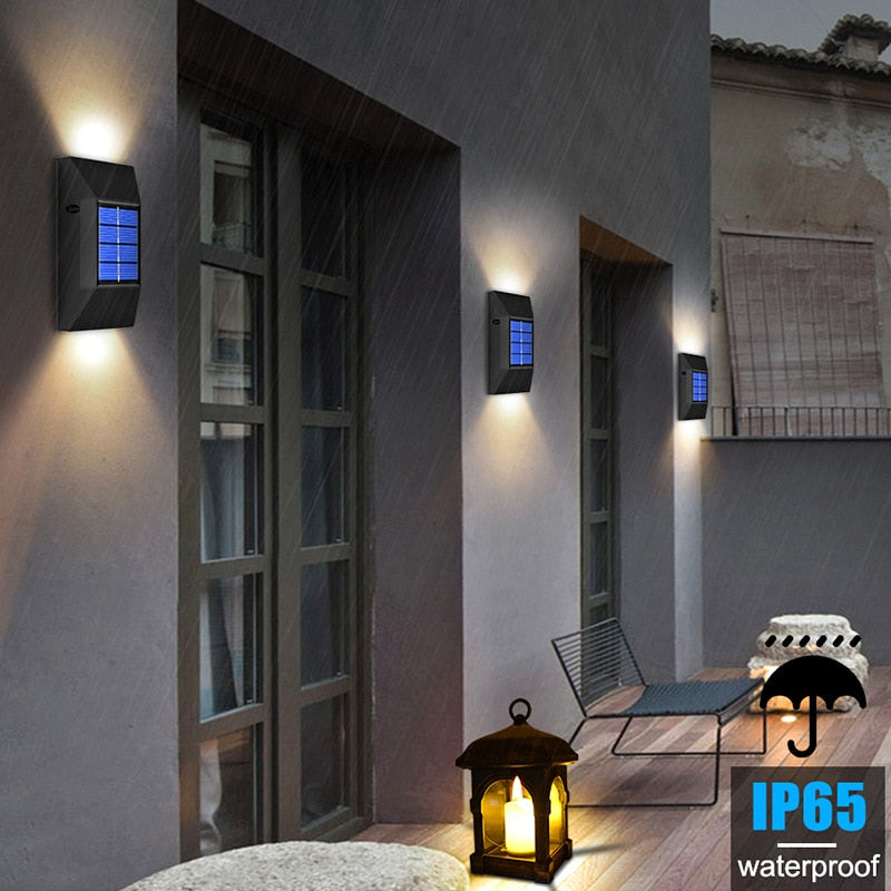 Solar LED Light For Garden Decor -Sconces Wall Lamps - LEDLIGHTING WHOLESALE