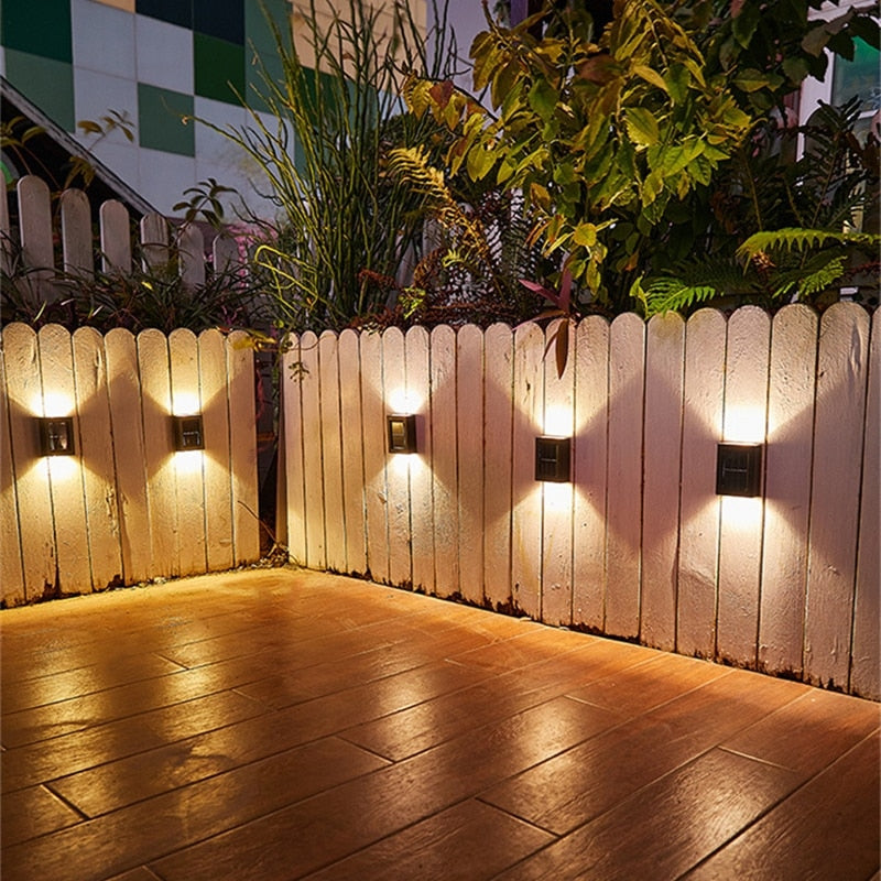 Solar LED Outdoor Lighting-Super Bright Waterproof Wall Lamp - LEDLIGHTING WHOLESALE