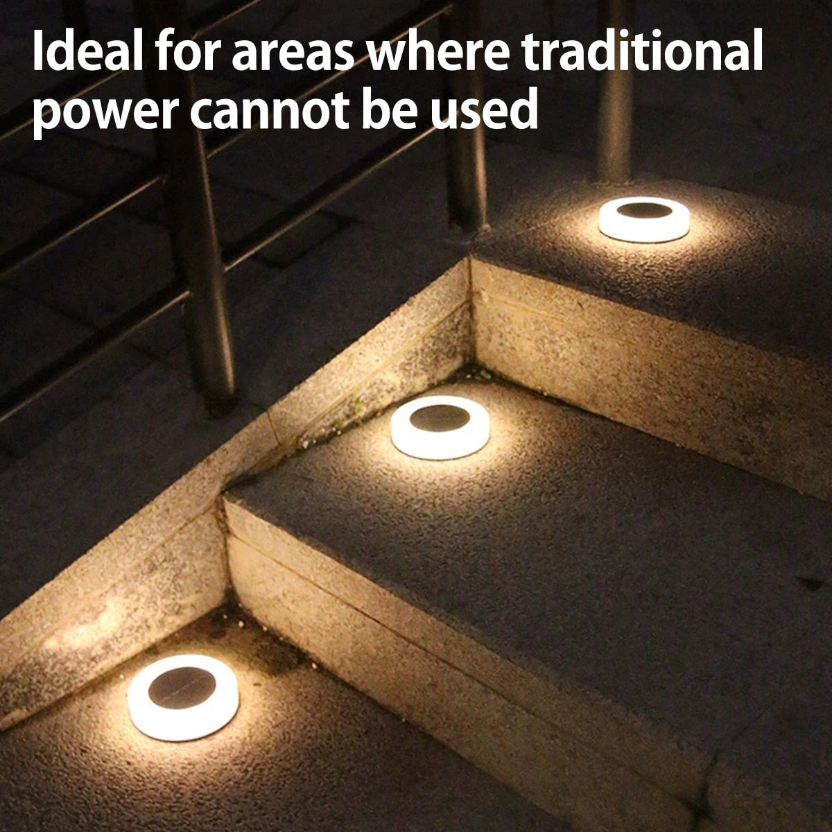 Solar Garden Lights-For Landscape PathWay Floor Under Spot Lamp - LEDLIGHTING WHOLESALE