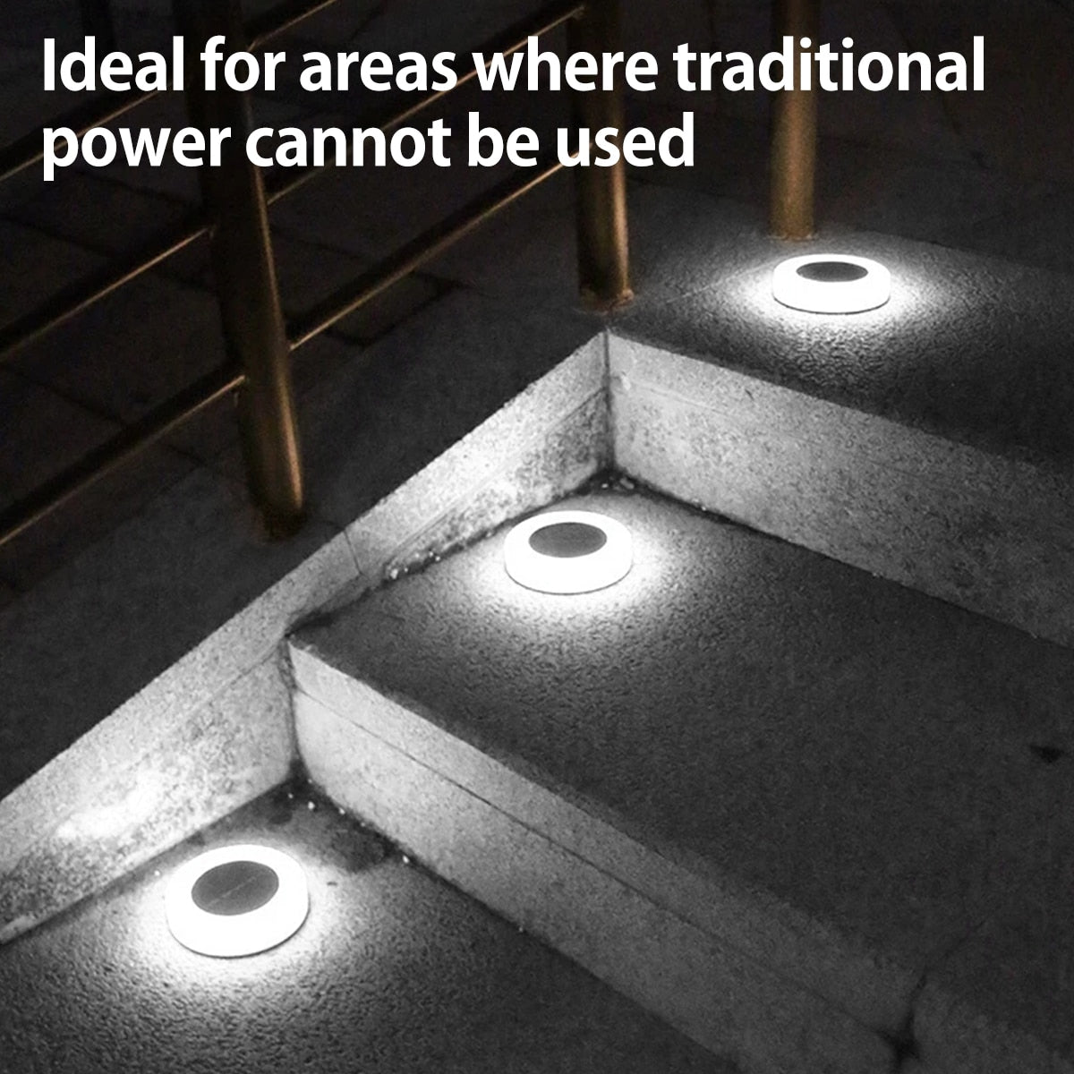 Solar Garden Lights-For Landscape PathWay Floor Under Spot Lamp - LEDLIGHTING WHOLESALE